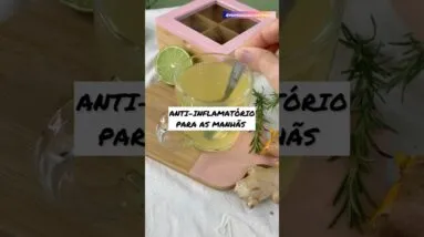 Anti-inflamatório para suas manhãs. Fácil para todo dia e muito saudável.