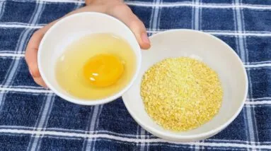 NÃO COMA PÃO, Misture OVO CRU COM CUSCUZ e vai VICIAR nessa DELÍCIA! (Fácil e Rápido)