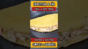 SUBSTITUA O PÃO, Sem Trigo, Fácil, Rápido e Delicioso (Na Frigideira e Poucos Ingredientes)