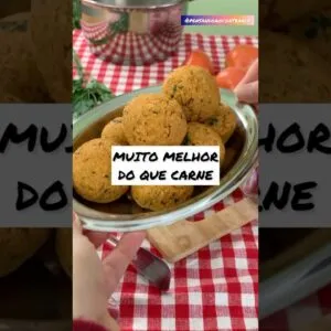 Muito MELHOR QUE CARNE! Mais barato, rico em proteína e mais saudável! Faço sempre isso!