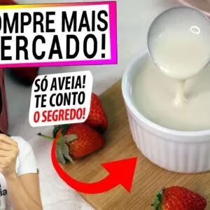 BATA A AVEIA ASSIM NO LIQUIDIFICADOR E NUNCA MAIS COMPRE NO MERCADO! MAIS SAUDÁVEL E SEM LACTOSE!