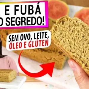 SE TEM AVEIA, FAÇA ESTE LANCHE FÁCIL FOFINHO COM FUBÁ! MUITO SAUDÁVEL! NÃO COMPRE MAIS PÃO!
