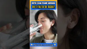 É FOME ou FALTA DE ÁGUA?