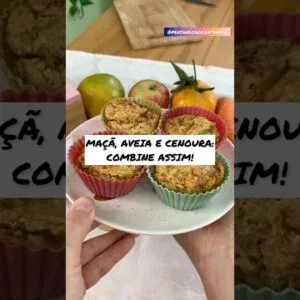 Aveia, maçã e cenoura! Combine assim para este resultado saudável delicioso!