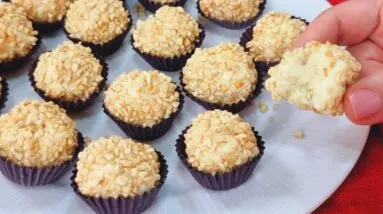 Só 3 INGREDIENTES! Delícia SEM AÇÚCAR, Sem Leite Condensado ou Creme de Leite! Fácil e Rápido