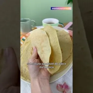 Melhor que tapioca, só dois ingredientes! Muito mais saudável!