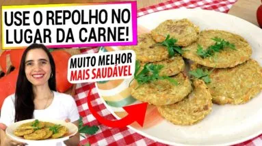 USE ISSO NO LUGAR DA CARNE! MUITO MELHOR, SAUDÁVEL, FÁCIL PARA TODO DIA! AGORA FAÇO SEMPRE!