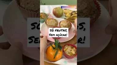 Só frutas pra adoçar! É inacreditável! Nunca mais use açúcar!