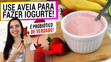 TROQUE O KEFIR POR ESTE IOGURTE PROBIÓTICO DE AVEIA! FÁCIL, USE A AVEIA ASSIM, SÓ TEM VANTAGEM!