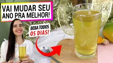 ESTA BEBIDA ANTI-INFLAMATÓRIA VAI MUDAR SEU ANO PRA MELHOR! FÁCIL, FAÇA HOJE PARA MAIS SAÚDE!