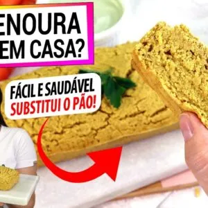 TEM CENOURA E AVEIA? ENTÃO NÃO COMPRE MAIS PÃO! ESTE É SAUDÁVEL, INTEGRAL, FOFINHO E SEM GLÚTEN!
