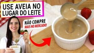TEM AVEIA? BATA ASSIM NO LIQUIDIFICADOR E NUNCA MAIS COMPRE NO MERCADO! MAIS SAUDÁVEL E SEM LACTOSE!