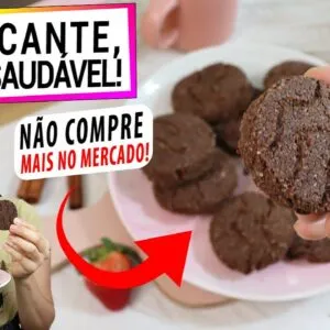 ESTE BISCOITO DE CHOCOLATE É SAUDÁVEL DE VERDADE! PARE DE COMPRAR NO SUPERMERCADO! VEJA COMO É FÁCIL