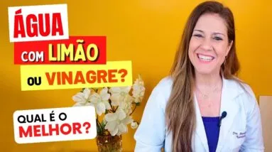 ÁGUA COM LIMÃO ou ÁGUA COM VINAGRE DE MAÇÃ - Qual é MELHOR? Como Tomar?