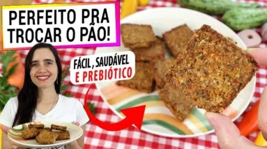 SEM FARINHA, PREBIÓTICO E MAIS SAUDÁVEL! ESTE LANCHE FÁCIL VAI TE SURPREENDER!