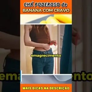 Chá de Banana com Cravo