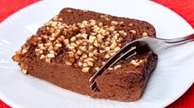 Só 5 MIN e 4 INGREDIENTES! Delícia SEM AÇÚCAR, FARINHA E LEITE - Fácil, Barato, Rápido e Saudável