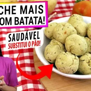TEM BATATA? ENTÃO FAÇA ESTA RECEITA PERFEITA PARA O LANCHE! SUBSTITUI O PÃO E É FÁCIL!