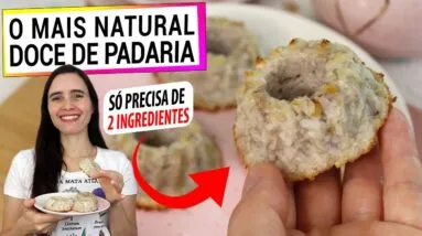 SE TEM BANANA EM CASA, MISTURE ASSIM PARA ESTE LANCHE SEM AÇÚCAR SUPER SAUDÁVEL! SEM LACTOSE!