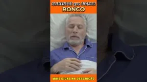 Alimentos que Pioram o Ronco