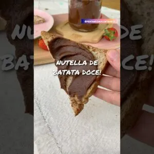 Nutella de batata doce! 👀😱 Fácil, saudável e muito saborosa!