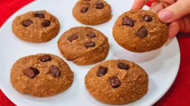 Só 2 INGREDIENTES! Lanche SEM FARINHA, AÇÚCAR, LEITE E OVO - Fácil, Saudável e Delicioso