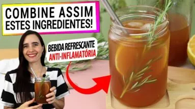 COMBINE ASSIM ESTES INGREDIENTES PARA UMA BEBIDA SUPER ANTI-INFLAMATÓRIA! FÁCIL, VEGANA, SEM LACTOSE