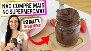 NUNCA MAIS COMPRE NO SUPERMERCADO! SE TEM BATATA DOCE, FAÇA ISSO NO LUGAR!