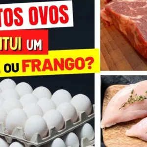 Quantos OVOS para SUBSTITUIR UM BIFE ou PEITO DE FRANGO? Dicas e Cuidados