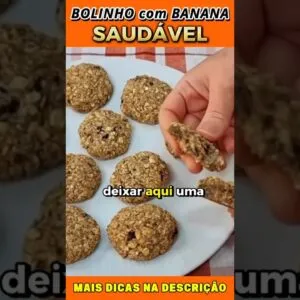 Bolinho com Banana Saudável