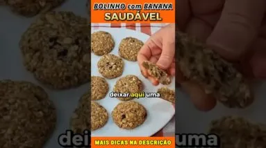 Bolinho com Banana Saudável