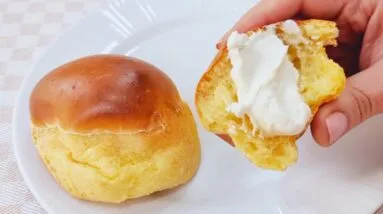 PÃO DE LEITE de 3 INGREDIENTES! Leve, Fácil, Fofinho e Saudável - Mais Proteínas e Menos Calorias