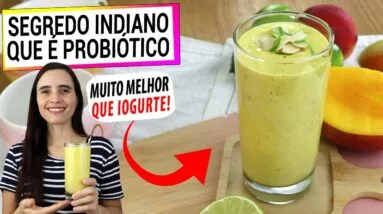 MUITO MELHOR QUE IOGURTE, DESCUBRA ESTA BEBIDA INDIANA PROBIÓTICA RICA EM SEGREDOS! FÁCIL E VEGANA!