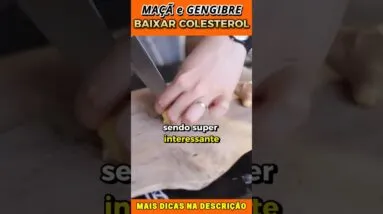 Maçã e Gengibre para Baixar Colesterol