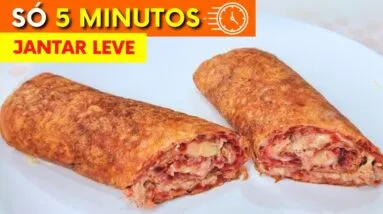 JANTAR de 5 MIN, LEVE, LOW CARB e SAUDÁVEL - Barato e Sabor Surpreendente 🔥