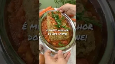 Muito melhor do que carne! 😍 Rico em proteína, não saudável!