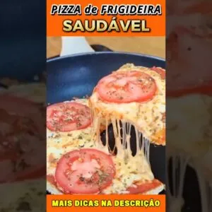 Pizza de Frigideira Saudável