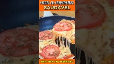 Pizza de Frigideira Saudável