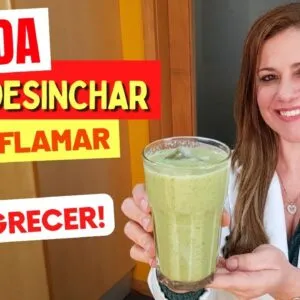DESINCHAR, DESINFLAMAR e EMAGRECER! Suco Gostoso, Fácil, Barato, Saudável e Tira a Fome