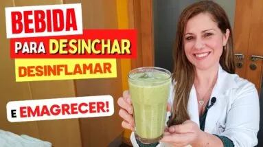 DESINCHAR, DESINFLAMAR e EMAGRECER! Suco Gostoso, Fácil, Barato, Saudável e Tira a Fome