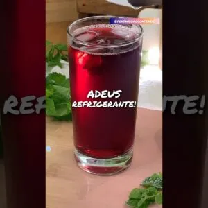 Se fosse VOCÊ, beberia isso no lugar do REFRI! Mais saudável, fácil, sem açúcar! Ultra refrescante!
