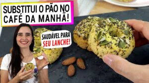 LANCHE MAIS SAUDÁVEL, SUBSTITUI O PÃO NO CAFÉ DA MANHÃ! SEM GLÚTEN, VEGANO, FÁCIL PARA O DIA A DIA!