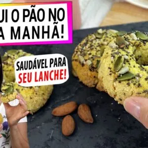 LANCHE MAIS SAUDÁVEL, SUBSTITUI O PÃO NO CAFÉ DA MANHÃ! SEM GLÚTEN, VEGANO, FÁCIL PARA O DIA A DIA!