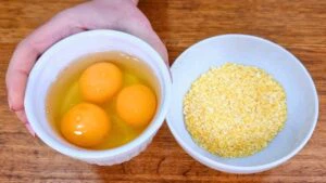 NÃO COMA PÃO, Misture OVO CRU E CUSCUZ e vai AMAR! Fácil, Rápido, Leve, Saudável e Delicioso