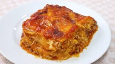 Lasanha com POUCAS CALORIAS, LOW CARB, FÁCIL e DELICIOSA! Sem Farinha e Poucos Carboidratos