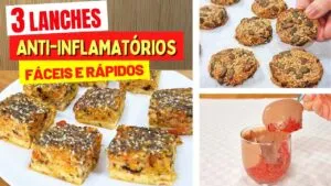 3 LANCHES ANTI-INFLAMATÓRIOS, Deliciosos, Rápidos, Fáceis, Baratos, Leves e Saudáveis