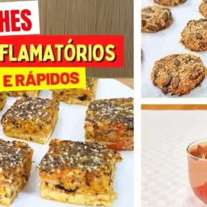 3 LANCHES ANTI-INFLAMATÓRIOS, Deliciosos, Rápidos, Fáceis, Baratos, Leves e Saudáveis