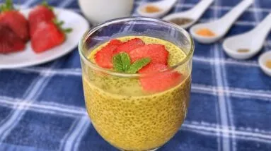 Golden Milk Prebiótico: LEITE, CHIA e PIMENTA, será que fica bom?