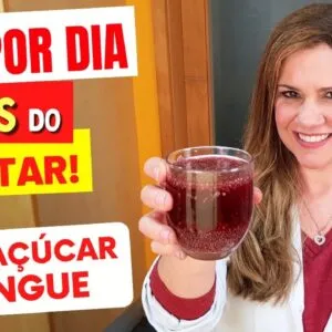 Só 1 POR DIA, Antes do Jantar, para BAIXAR AÇÚCAR NO SANGUE - Fácil, Rápido e Gostoso