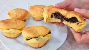 Só 4 INGREDIENTES, SEM AÇÚCAR E FARINHA! Lanche RECHEADO DELICIOSO, Fácil e Rápido - Vai amar!